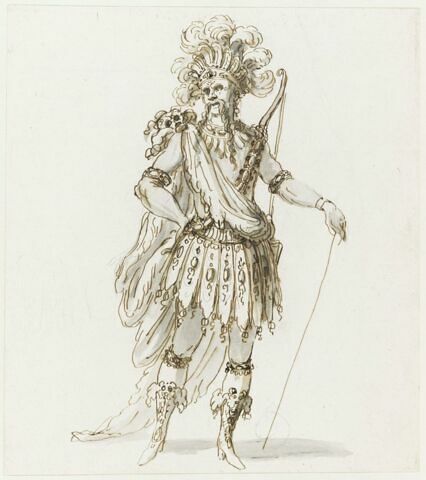 Costume d'Américain pour « Le Temple de la Paix »