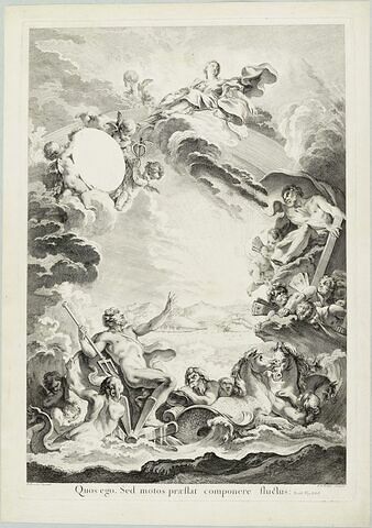 Neptune apaisant la tempête