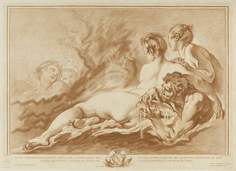 Naïades et triton