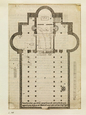 Figures du Voyage en Terre Sainte : Plan de la Basilique de la Nativité