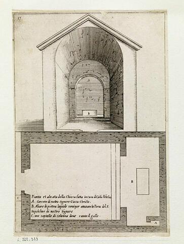 Figures du Voyage en Terre Sainte. Eglise chez le pontife Caïphe