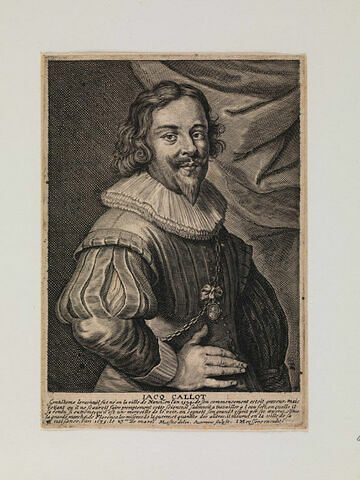 Portrait de Jacques Callot, main droite sur la hanche