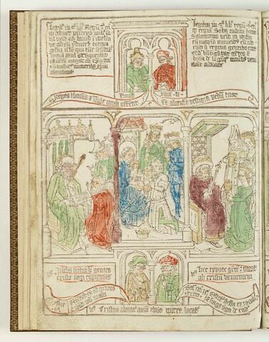 La Bible des Pauvres. Abner et David; L'Adoration des Mages; La reine de Saba