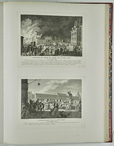 Incendie du corps de garde sur le Pont Neuf le 29 août 1788, image 2/2