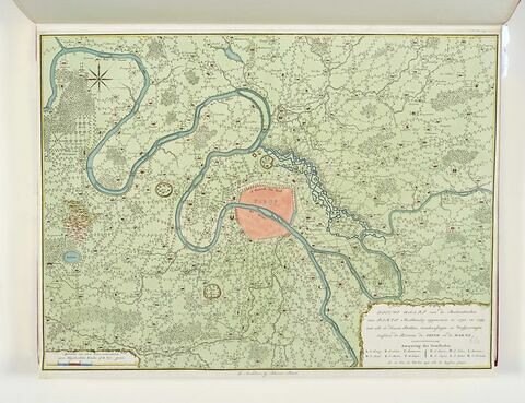 Plan des environs de Paris