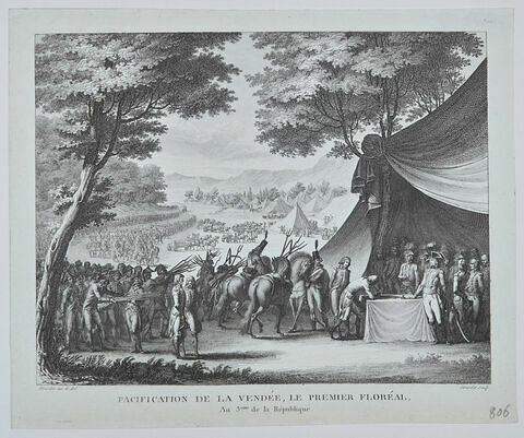 Pacification de la Vendée, le premier Floréal, an 3ème de la République