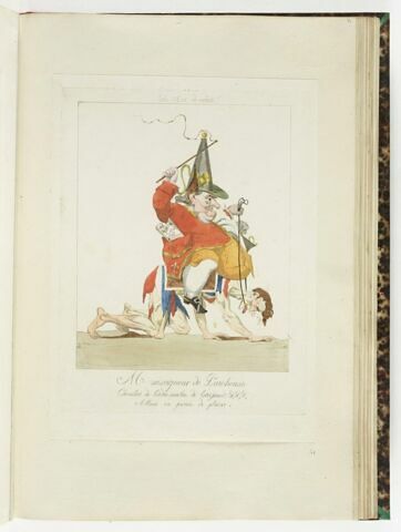 Un Mot de vérité ! / Monseigneur de Parchemin / Chevalier de l'ordre sombre de l'éteignoir &, &, &, / Allant en partie de plaisir.