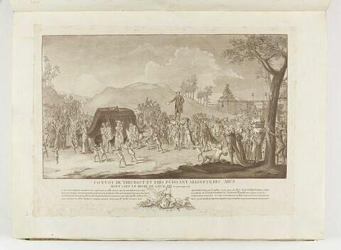 Convoy de tres haut et tres puissant seigneur des abus / mort sous le regne de Louis XVI ce quatre may 1789 [...]