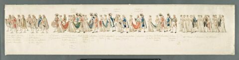 Cortège nuptial de Napoléon Ier et de Marie-Louise d'Autriche à travers la Grande Galerie du Louvre, le 2 avril 1810