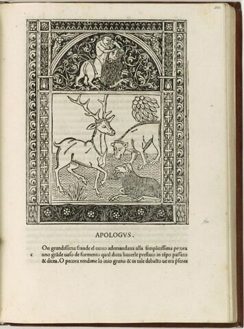 Fable du cerf, du brebis et du loup