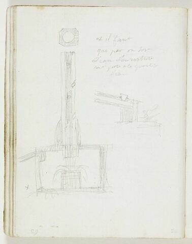 Section verticale d'une pompe hydraulique