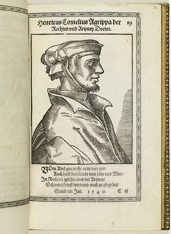 Henricus Cornelius Agrippa der Rechten und Arzney Doctor.