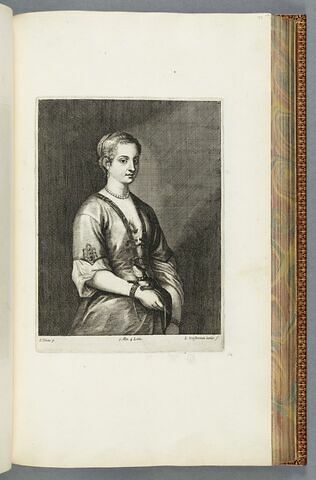 Portrait de femme au lézard