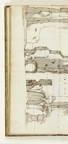 Ruines de l'abbaye de Rijnsburg vues du nord-ouest