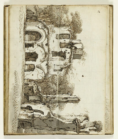 Ruines de l'abbaye de Rijnsburg vues de l'est, image 2/2