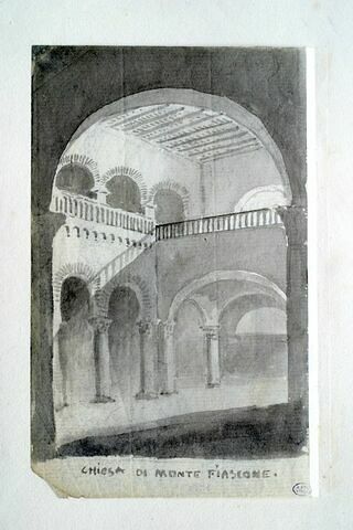 Intérieur de l'église San Flaviano à Montefiascone, près de Viterbe, image 3/3