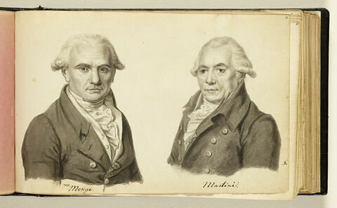 Portraits de Monge et de Martini