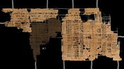 Papyrus d'Abousir, image 1/4