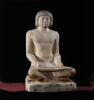 statue de scribe assis en tailleur, image 1/2