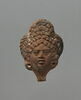 figurine de tête de femme romaine à cou fermé, image 1/2