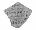 ostracon ; fragment, image 2/2