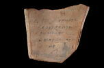 ostracon ; fragment, image 1/2