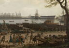 Le Port neuf ou l'Arsenal de Toulon, pris dans l'angle du Parc d'Artillerie, image 2/4