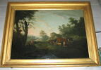 Paysage avec berger et bergère, image 2/2