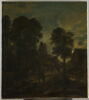 Village traversé par une route. Effet de clair de lune, image 1/5
