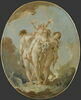 Les trois Grâces supportant l' Amour., image 1/2