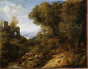 Paysage avec une ruine. Bergers et troupeaux au bord d'un ruisseau, image 6/6