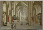 Intérieur d'église avec visiteurs, image 1/3