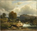 Paysage montagneux avec torrent, image 1/19