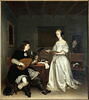 Le Duo: chanteuse et joueur de luth théorbé, image 3/4