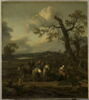 Halte de paysans allant au marché, image 1/4