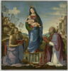 Saint Jérôme et saint Zénobe adorant l'enfant Jésus dans les bras de la Vierge, image 3/6