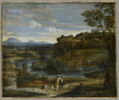 Paysage avec laveuses de linge, image 1/2