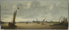 La Rade d'Anvers, vue du sud-ouest, depuis la rive droite de l'Escaut, en amont, à hauteur d'Hoboken, image 1/9