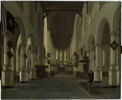 Intérieur de la Vieille Eglise (Oude Kerk) de Delft, image 1/4