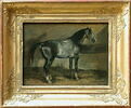 Cheval gris au râtelier, image 2/3