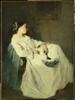 Femme assise, endormie, image 1/2