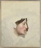 Tête de femme de profil à droite, image 1/3