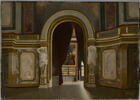 Etude pour la porte de la salle des États donnant sur la Grande Galerie, au Louvre, image 1/5