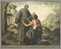 Saint Junípero et le pauvre, image 1/2