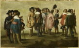 Réunion de quatorze personnages, image 1/2