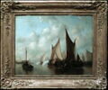 Marine: arrivée de hauts personnages dans un port hollandais du XVIIe siècle, image 2/2