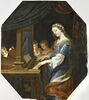 Sainte Cécile jouant de l'orgue, image 1/6