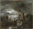 Paysage au clair de lune, image 1/3