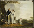 Portait de la famille de La Roche Saint-André dans un paysage, image 2/4