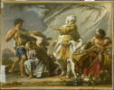 Abraham se préparant au sacrifice d'Isaac, image 1/4